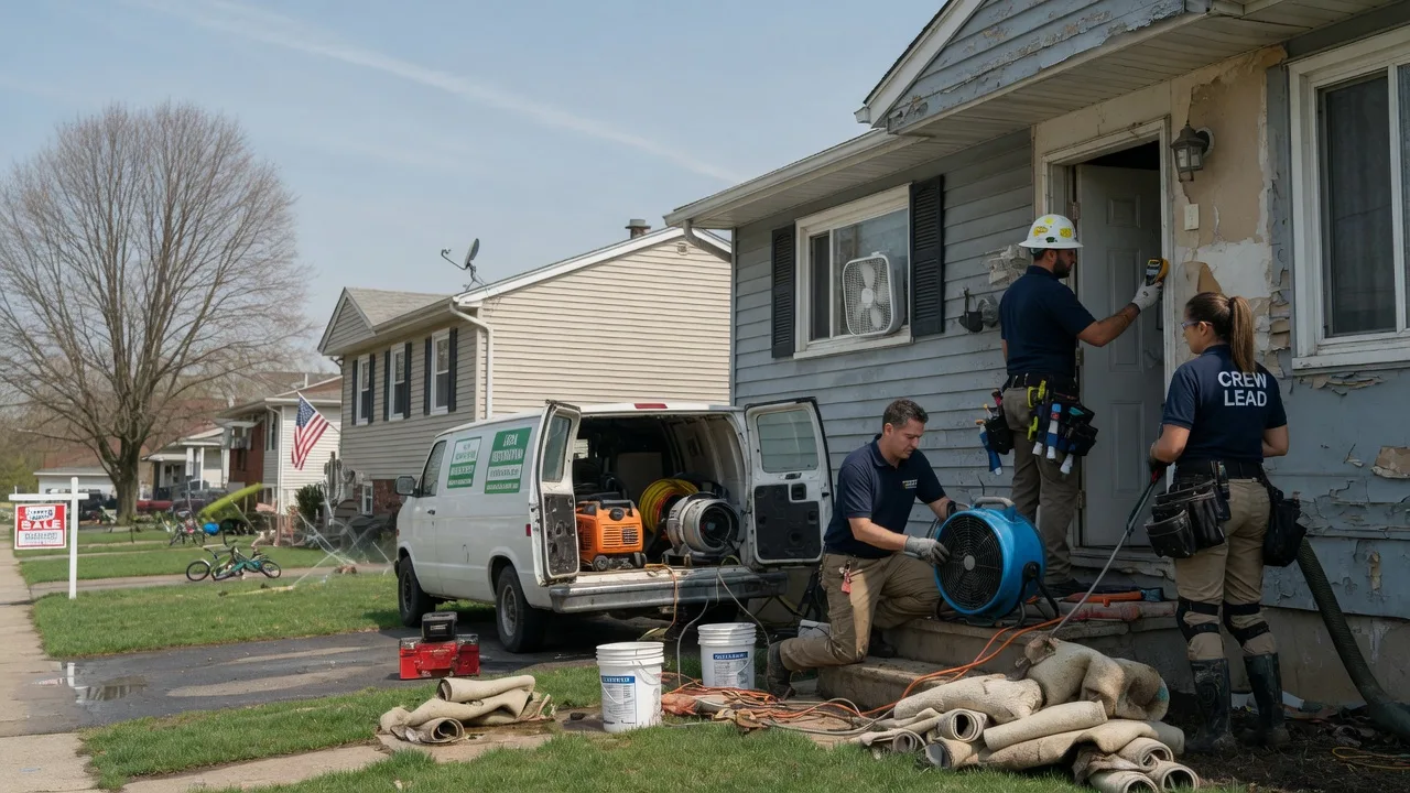 Flood Cleanup in Sheridan, IL near me